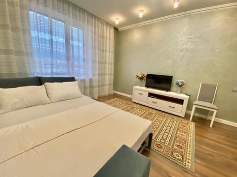 1 комнатные апартаменты в ЖК Auezov city 75 Apartment in Almaty