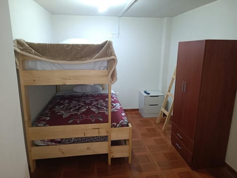 Bed, Photo of the whole room, Bedroom, bunk bed, wardrobe