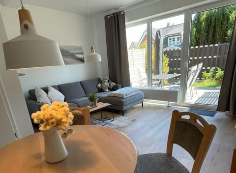 Living room, Seating area, Garden view