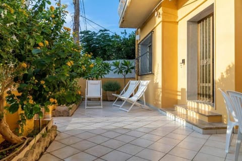 Property building, Patio, Garden, View (from property/room), sunbed