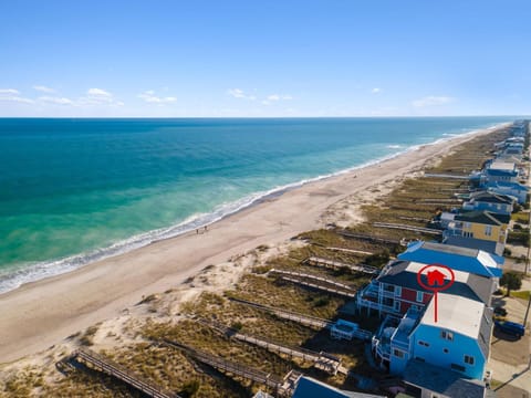 Pure Paradise Kure Beach, Ocean front, Pool coming soon! House in Kure Beach