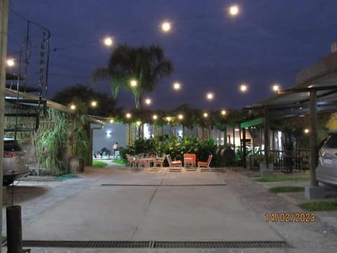 Night, Garden, Garden view