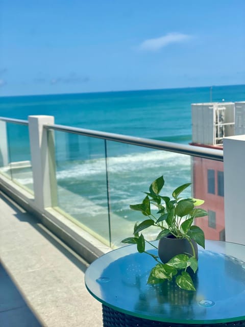 View (from property/room), Balcony/Terrace, Sea view