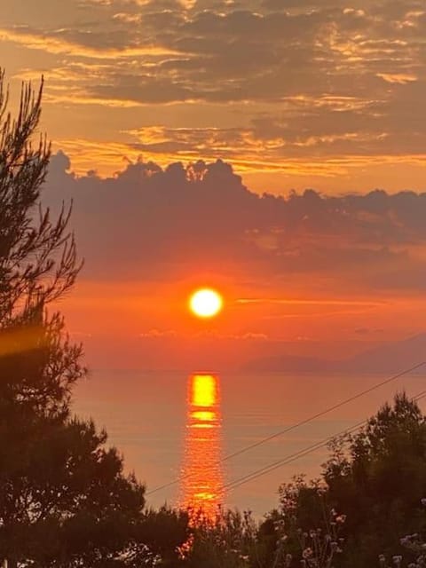 Natural landscape, Sea view, Sunset