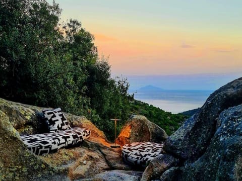 Natural landscape, Sea view, Sunset