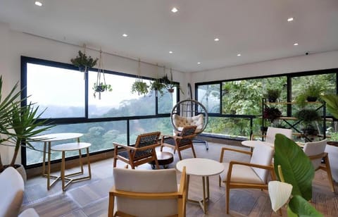 Natural landscape, Dining area, Mountain view