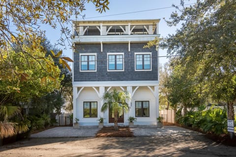 Aerial View House in Seaside