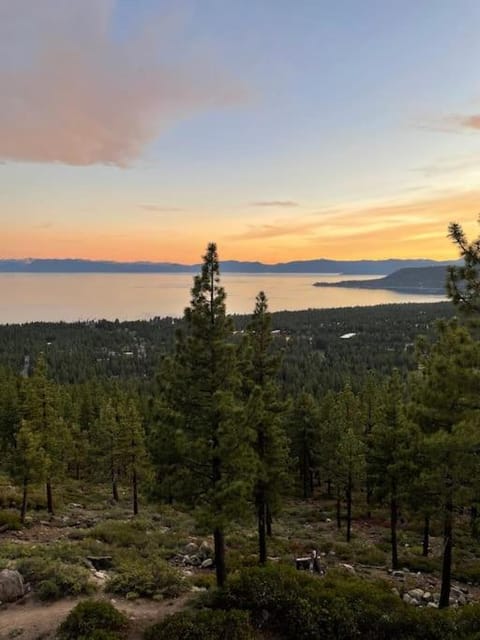 Lake view, Sunset