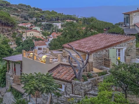 Property building, Natural landscape, Sea view