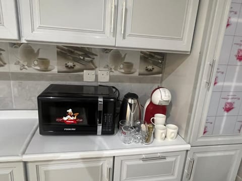 Coffee/tea facilities, Kitchen or kitchenette, minibar, pet friendly, stove