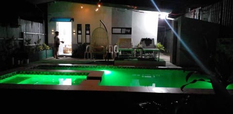 Night, Swimming pool