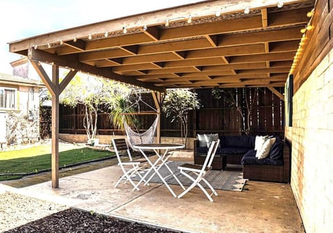 Patio, Seating area, Dining area