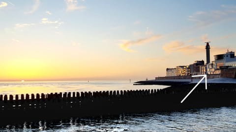 Property building, Sea view, Sunset