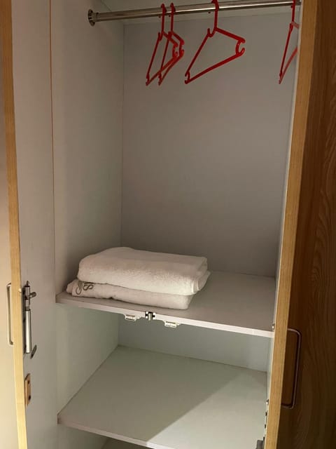 towels, wardrobe