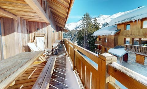 Winter, Balcony/Terrace, Mountain view