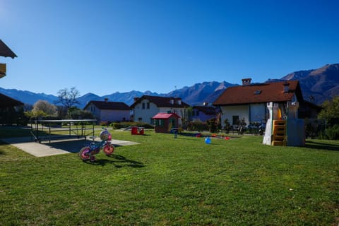 Children play ground, Garden, Table tennis, Mountain view