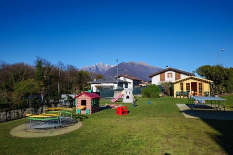 Children play ground, Garden, Table tennis, Mountain view