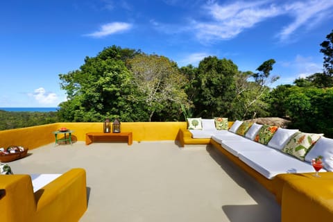 View (from property/room), Balcony/Terrace, Seating area, Sea view