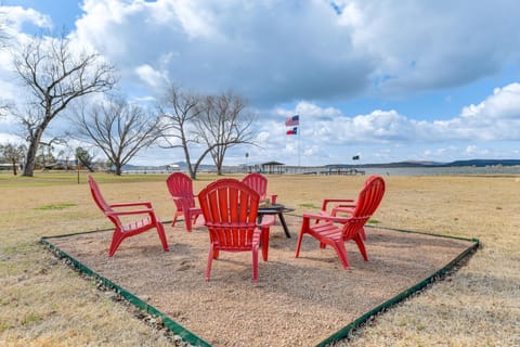 Lakefront Graford Home with Fire Pit and Private Dock! House in Possum Kingdom Lake