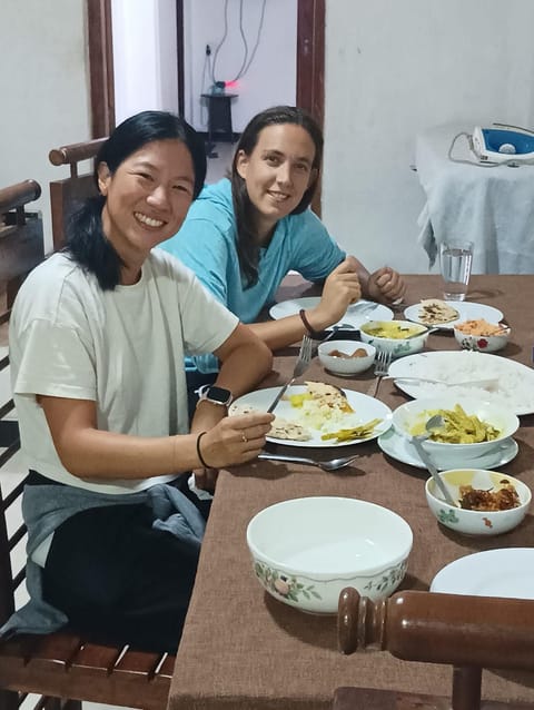 Breakfast, Asian breakfast, group of guests