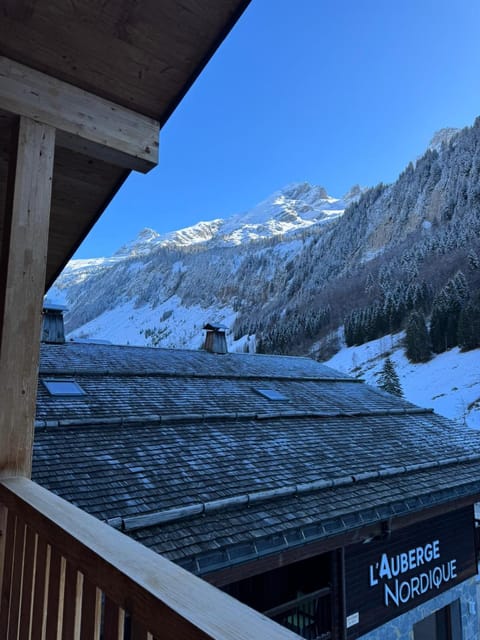 Natural landscape, Winter, Mountain view