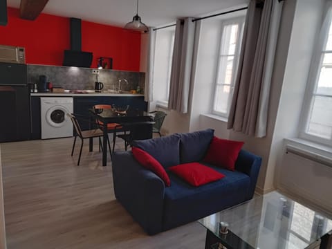 View (from property/room), Living room, Seating area, Dining area, microwave, stove