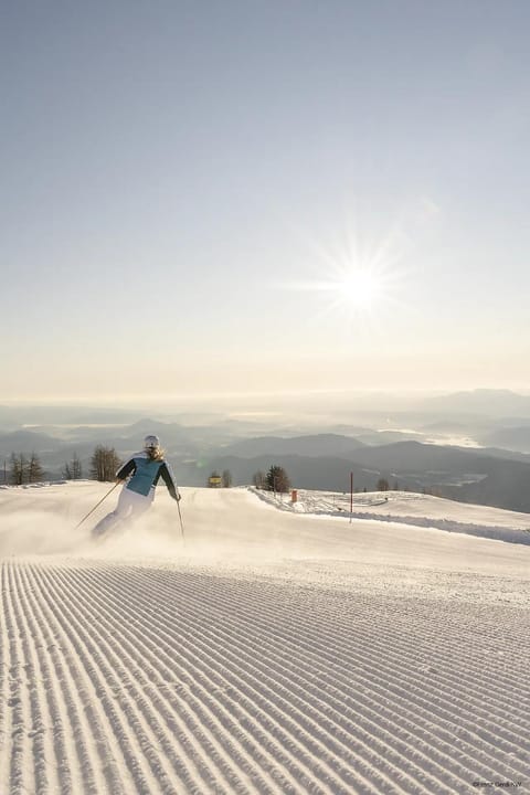 Winter, Skiing