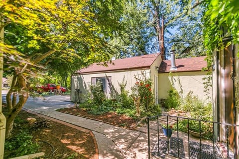 Property building, Facade/entrance, Day, Garden view