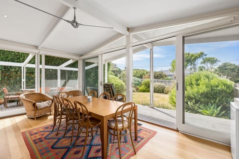 Patio, Dining area, Garden view