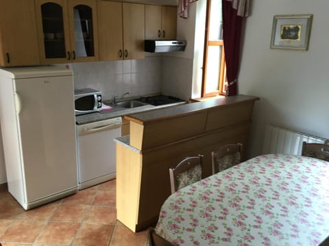 Kitchen or kitchenette, Dining area