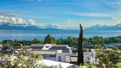 Contemporary Penthouse with Cinema room and breath-taking Lakeview Condo in Lausanne