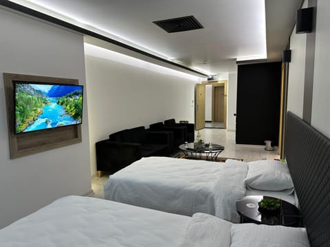 Communal lounge/ TV room, Bed, TV and multimedia, Photo of the whole room