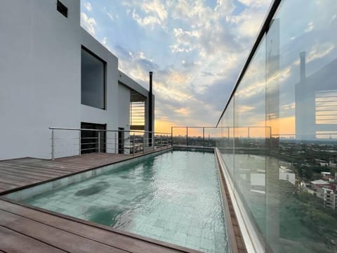 Off site, Pool view, Swimming pool, Sunset