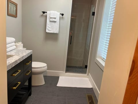 Toilet, Bathroom, towels