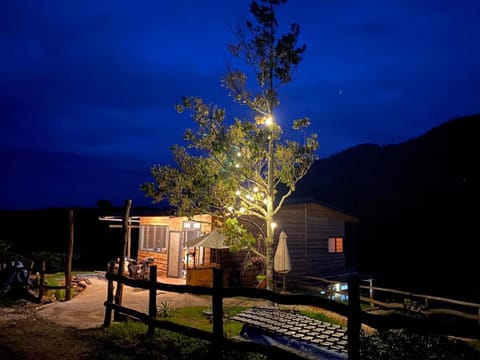 Night, Natural landscape, Mountain view