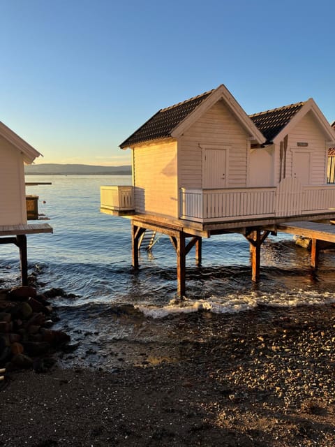 Oslo Fjord views with your own private beach hut at Flaskebekk House in Oslo