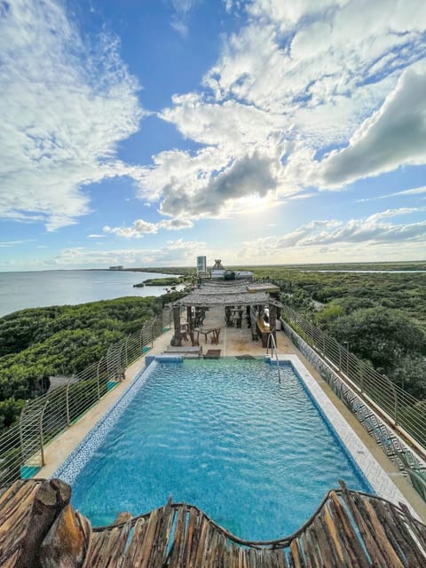 Day, Natural landscape, Solarium, Sea view, Swimming pool