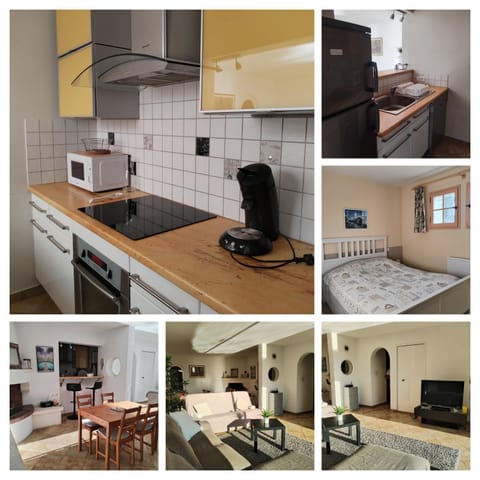 Kitchen or kitchenette, Dining area, Bedroom, minibar, pet friendly, stove, toaster