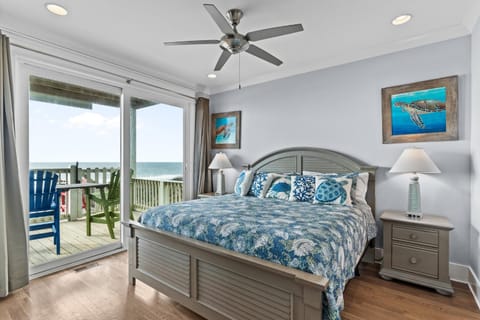 Spectacular Oceanfront Home w Private Pool & Elevator Overlooking the Pier House in Oak Island