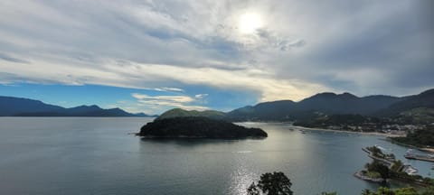 Natural landscape, Mountain view, Sea view