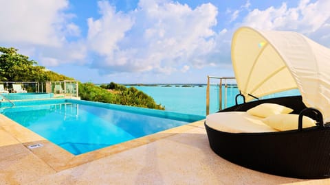 Patio, Pool view, Sea view, Swimming pool