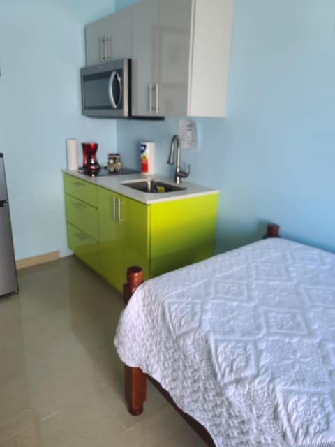 Private Studio Near Beach-Full Bath, Kitchenette, Sleeps 2, Unit 5 Apartment in San Juan