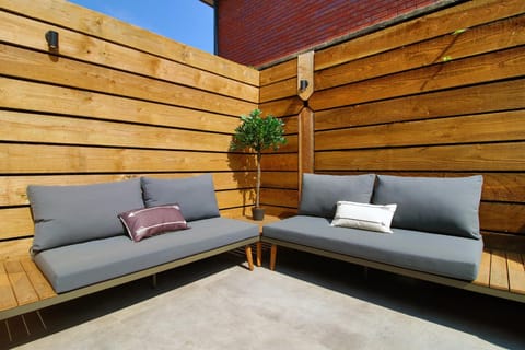 Patio, Day, Seating area