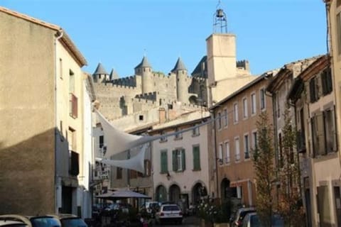 Emplacement N°1+Terrasse Vue+Cité+Trivalle+clim Appartement in Carcassonne