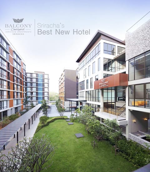 Balcony Courtyard Sriracha Hotel & Serviced Apartments Aparthotel in Chon Buri Changwat