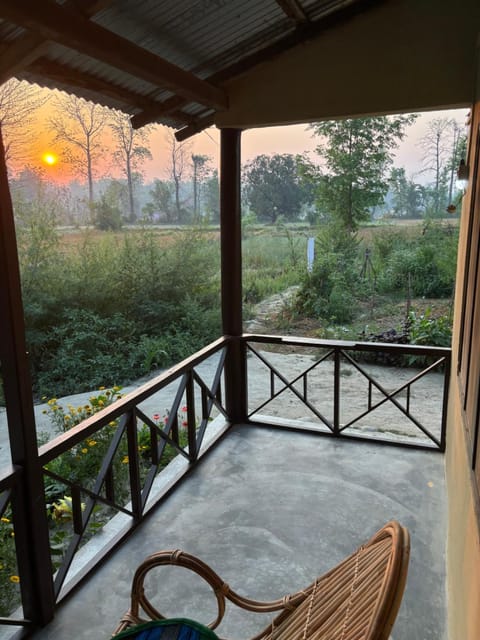 View (from property/room), Garden view, Sunrise