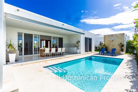 Property building, Patio, Pool view, Swimming pool