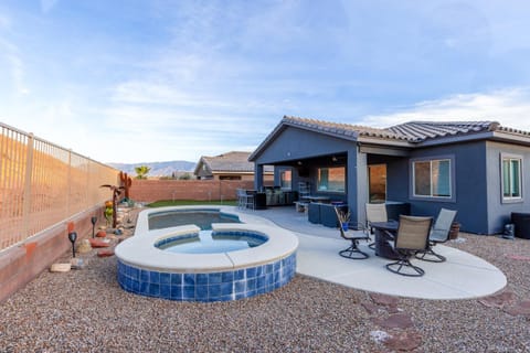 Heated Pool at Double Eagle BL991277 by J and Amy House in Mesquite