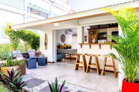 Patio, Day, Garden view