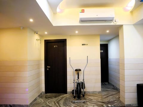 Lobby or reception, air conditioner